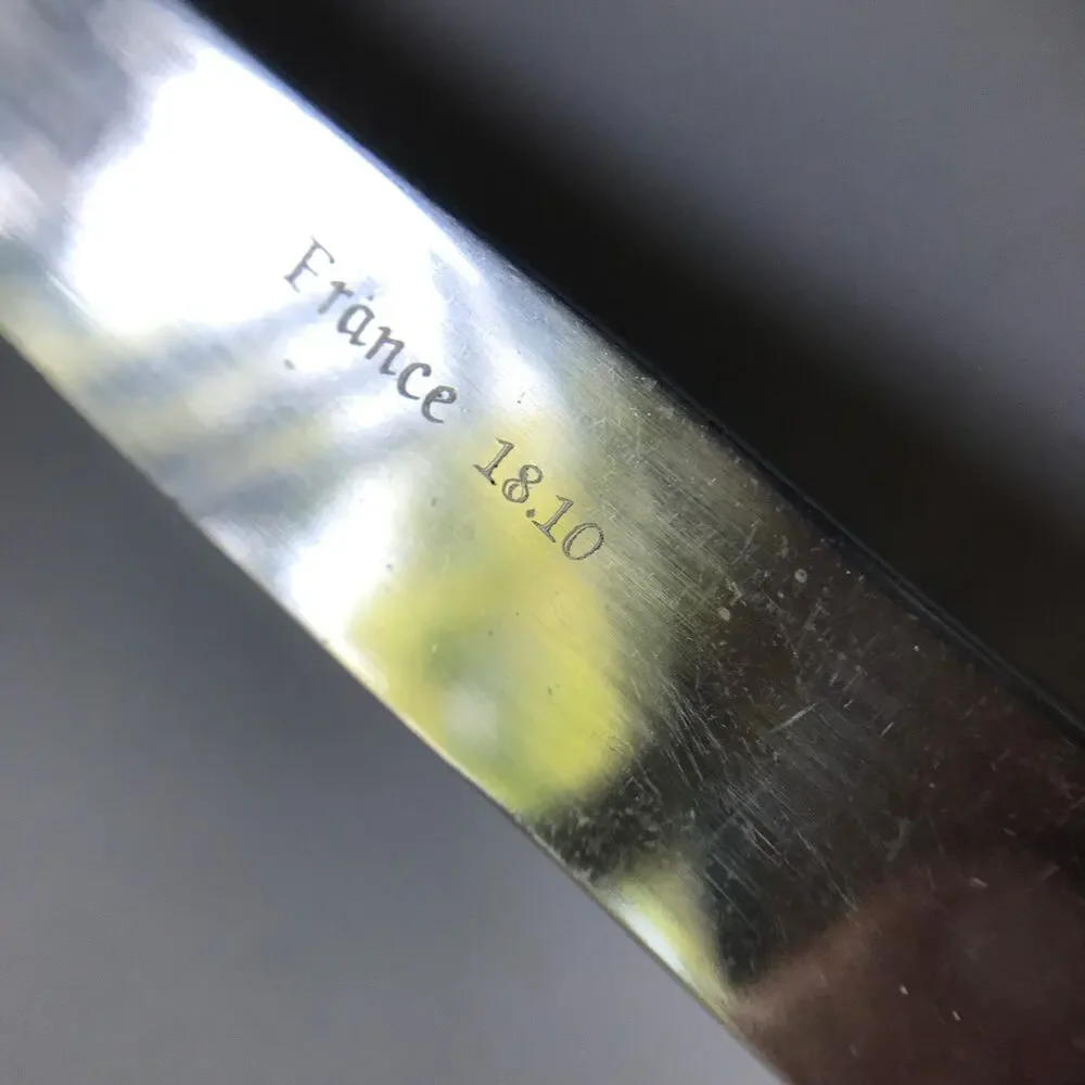 Williams Sonoma WSF15 Stainless France Glossy Silverware Single Dinner Knife